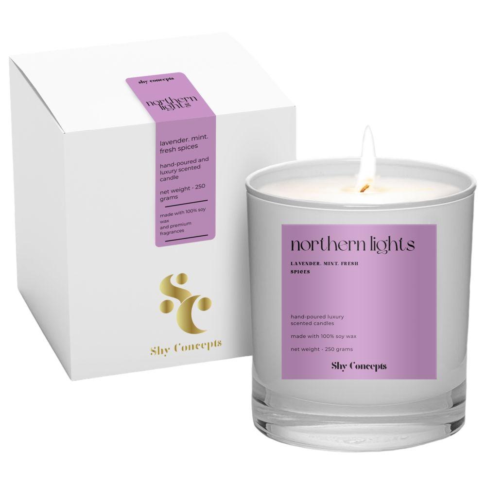 Shy Concepts - Luxury Scented Candle - Northern Lights - White 