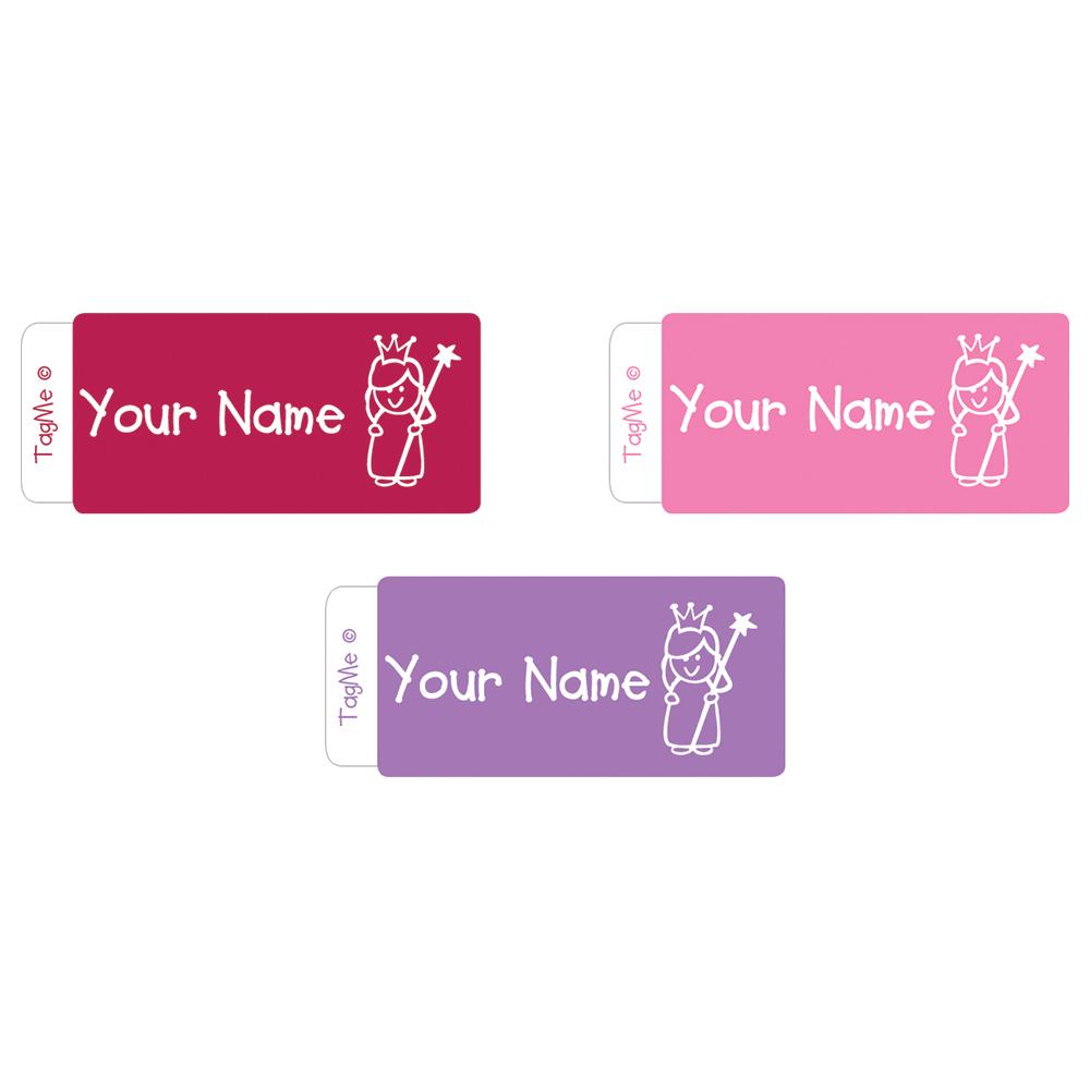 TagMe - Personalised Name Labels - Pink - Pack of 50