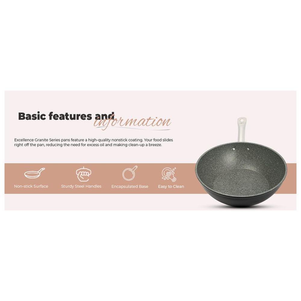 Serenk - Excellence Granite Wok Pan - 28cm