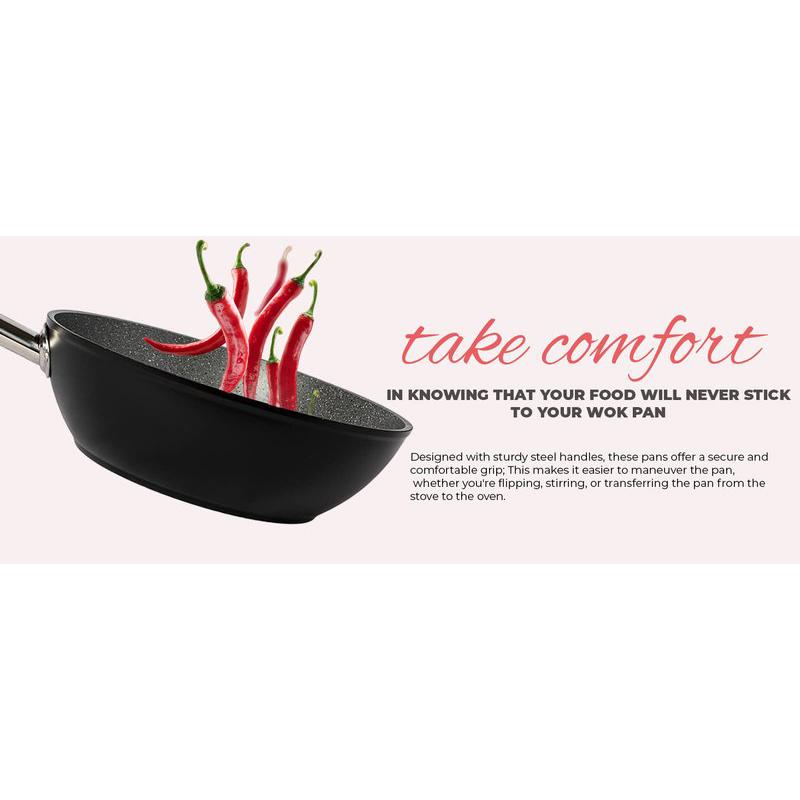 Serenk - Excellence Granite Wok Pan - 28cm