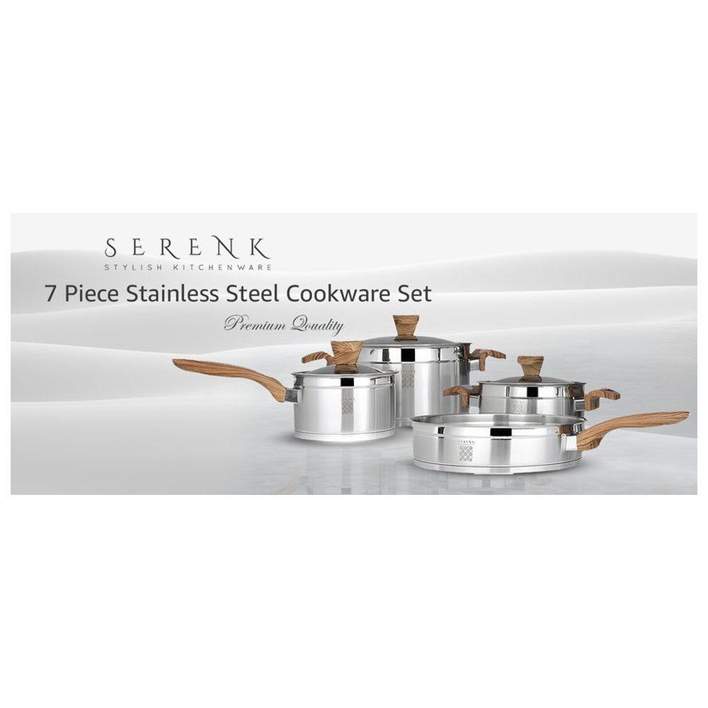 Serenk - Stainless Steel Cookware 7pcs-Set