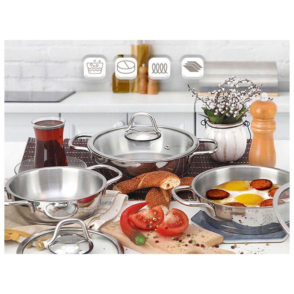 Serenk - Stainless Steel Egg Pan 6pcs-Set