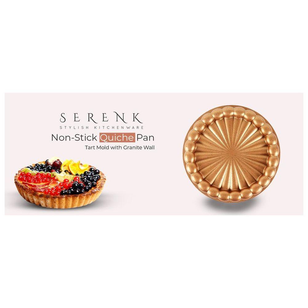 Serenk - Fun Cooking Tart Pan Quiche Pan - Yellow