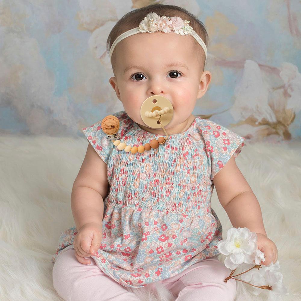 Sugar Sprinkle -  Salted Caramel Pacifier Clip