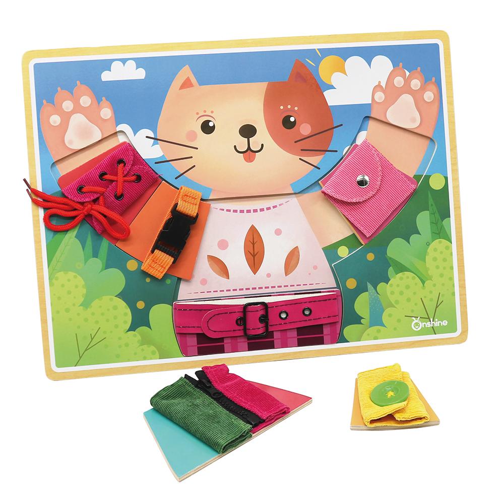 Andreu Toys - Basic Skills Board Little Cat Dress