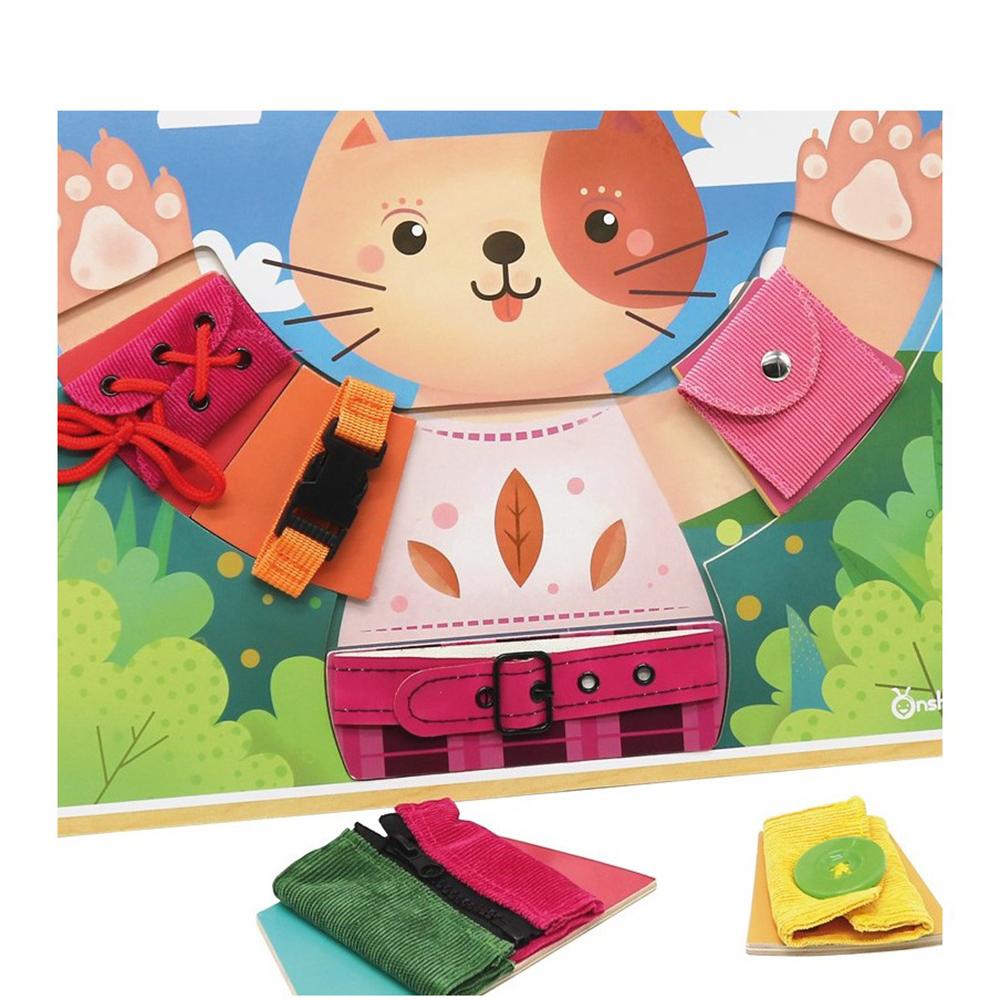 Andreu Toys - Basic Skills Board Little Cat Dress