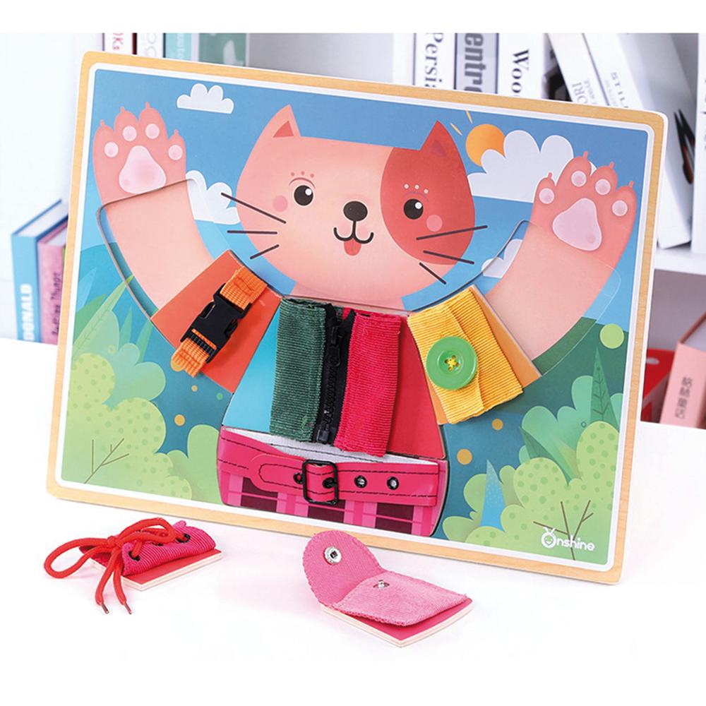 Andreu Toys - Basic Skills Board Little Cat Dress