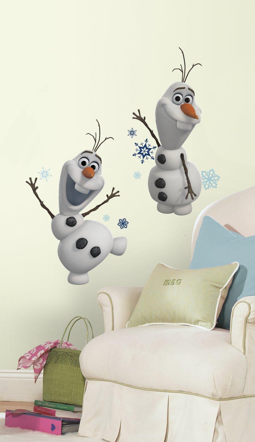 RoomMates Disney Frozen Olaf The Snow Man Peel And Stick Wall Decal