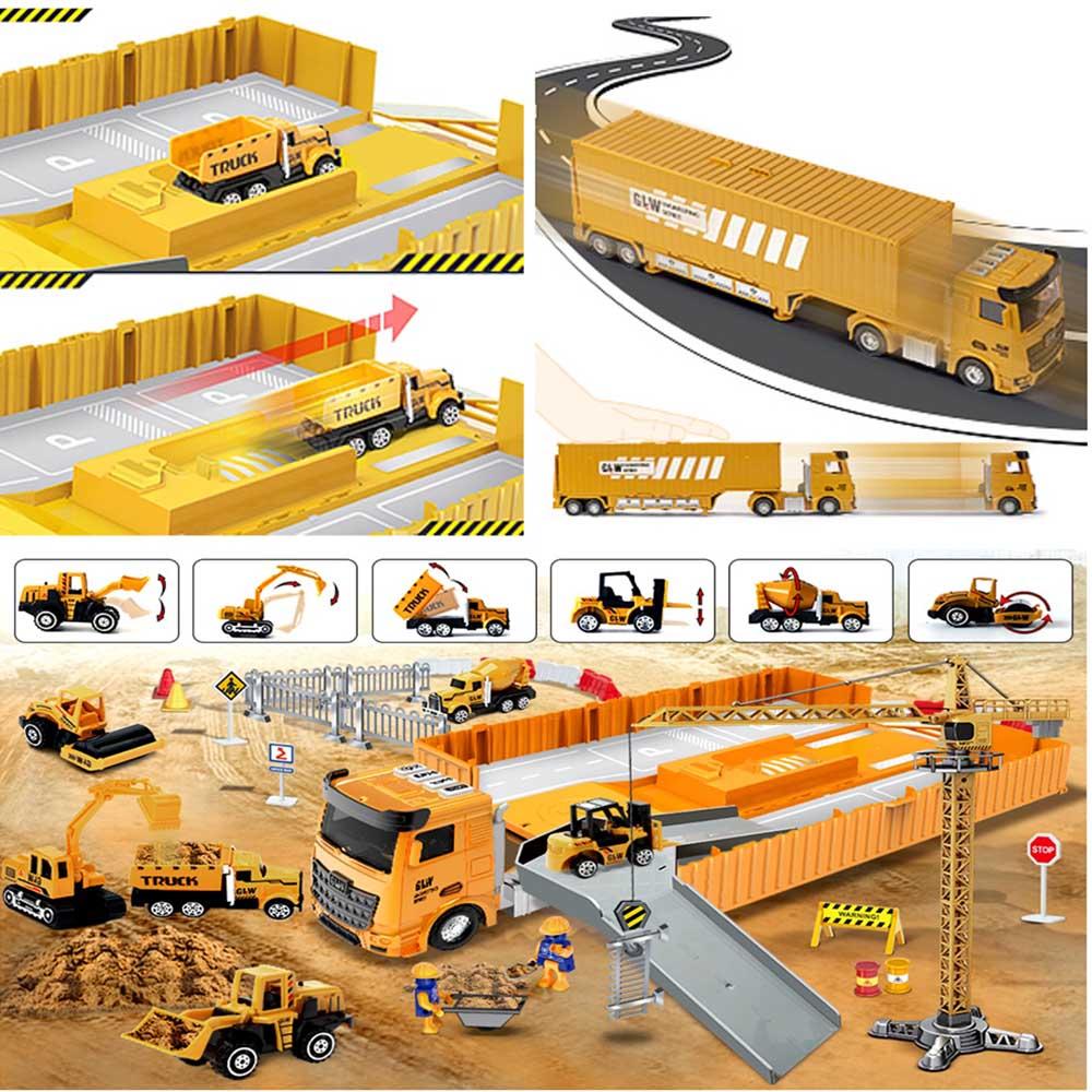 Tumama Kids - Container Car Toy Set - 42pcs