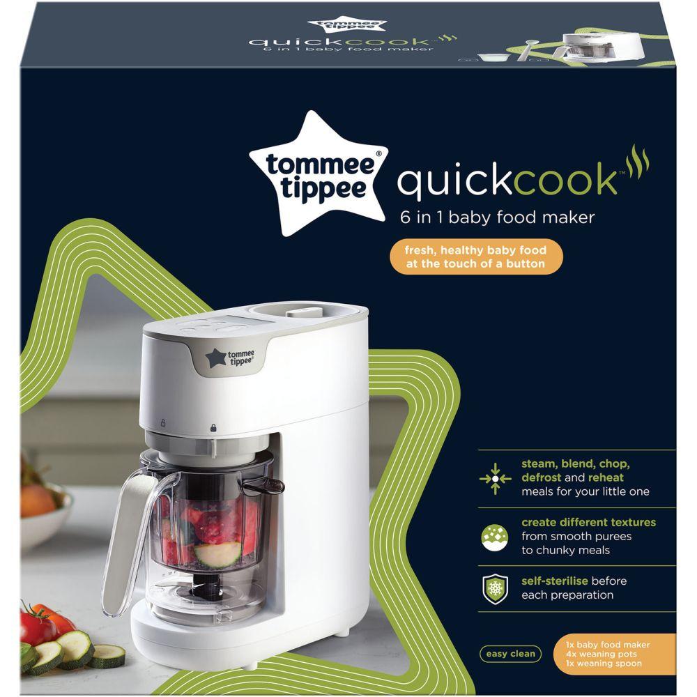 Tommee Tippee - Quick Cook 6-in-1 Baby Food Maker - White - 500 ml