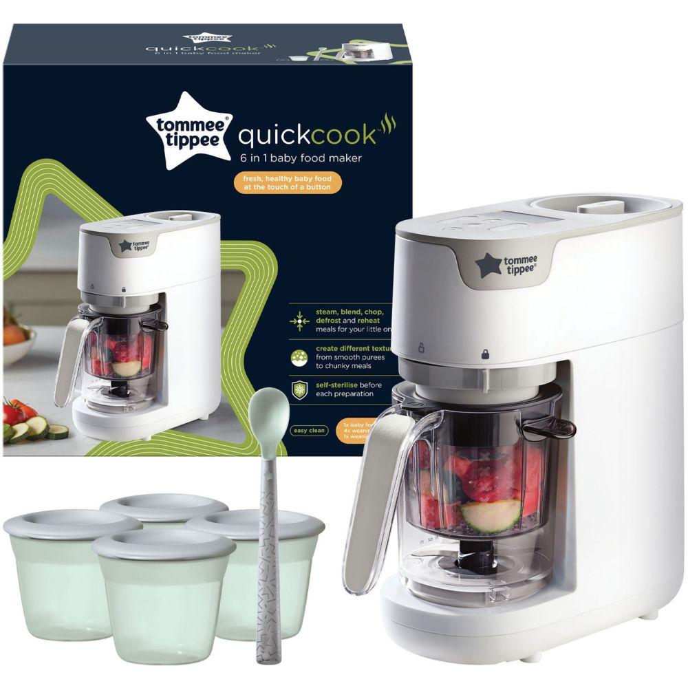 Tommee Tippee - Quick Cook 6-in-1 Baby Food Maker - White - 500 ml