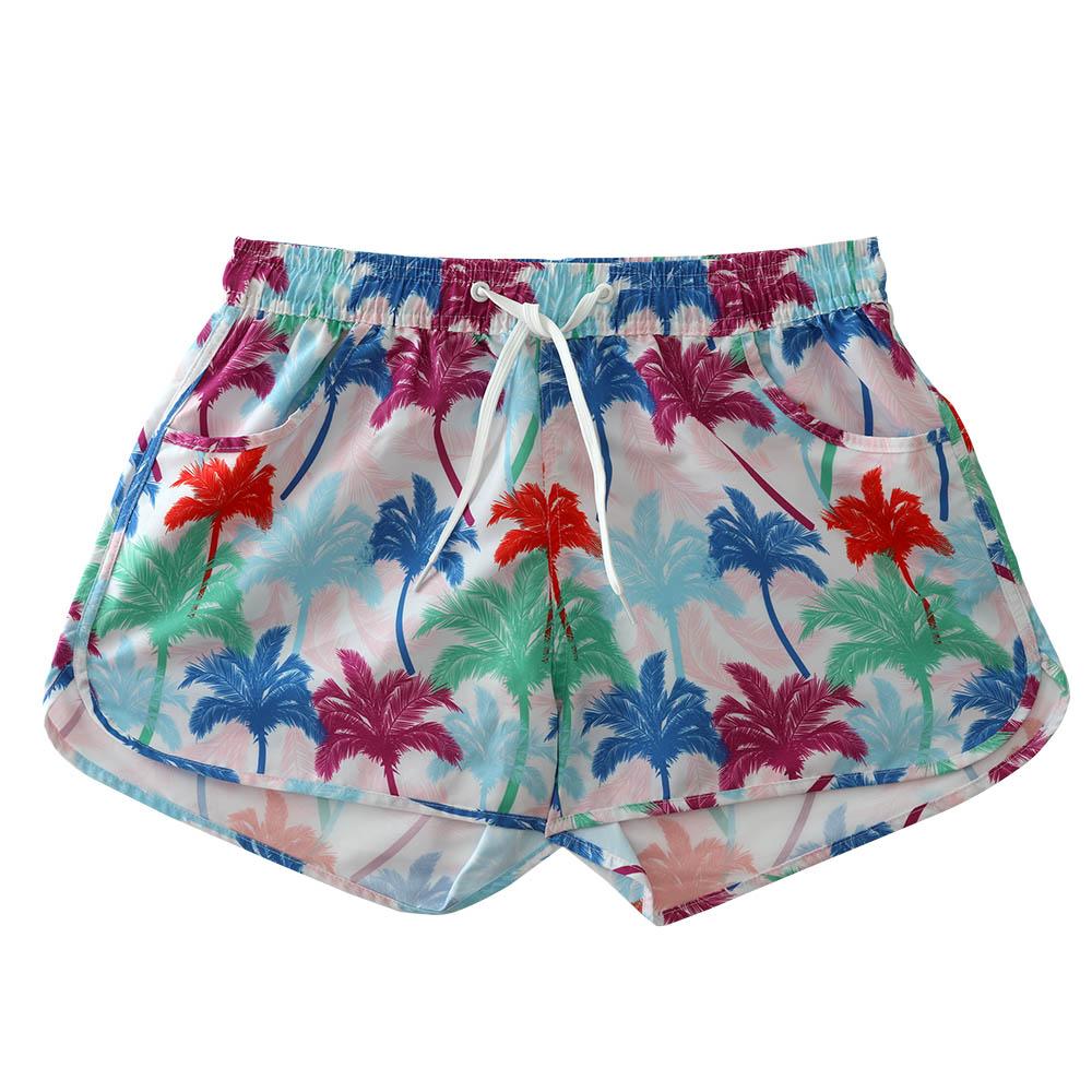 Turquoise - Women's Tropical Board Shorts