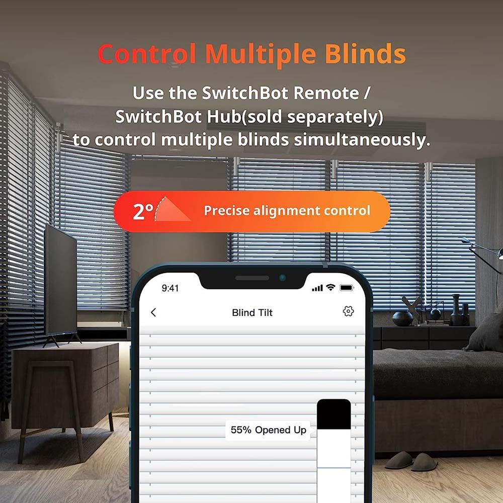 Switchbot - Smart Electric Blinds With Bluetooth Remote Control