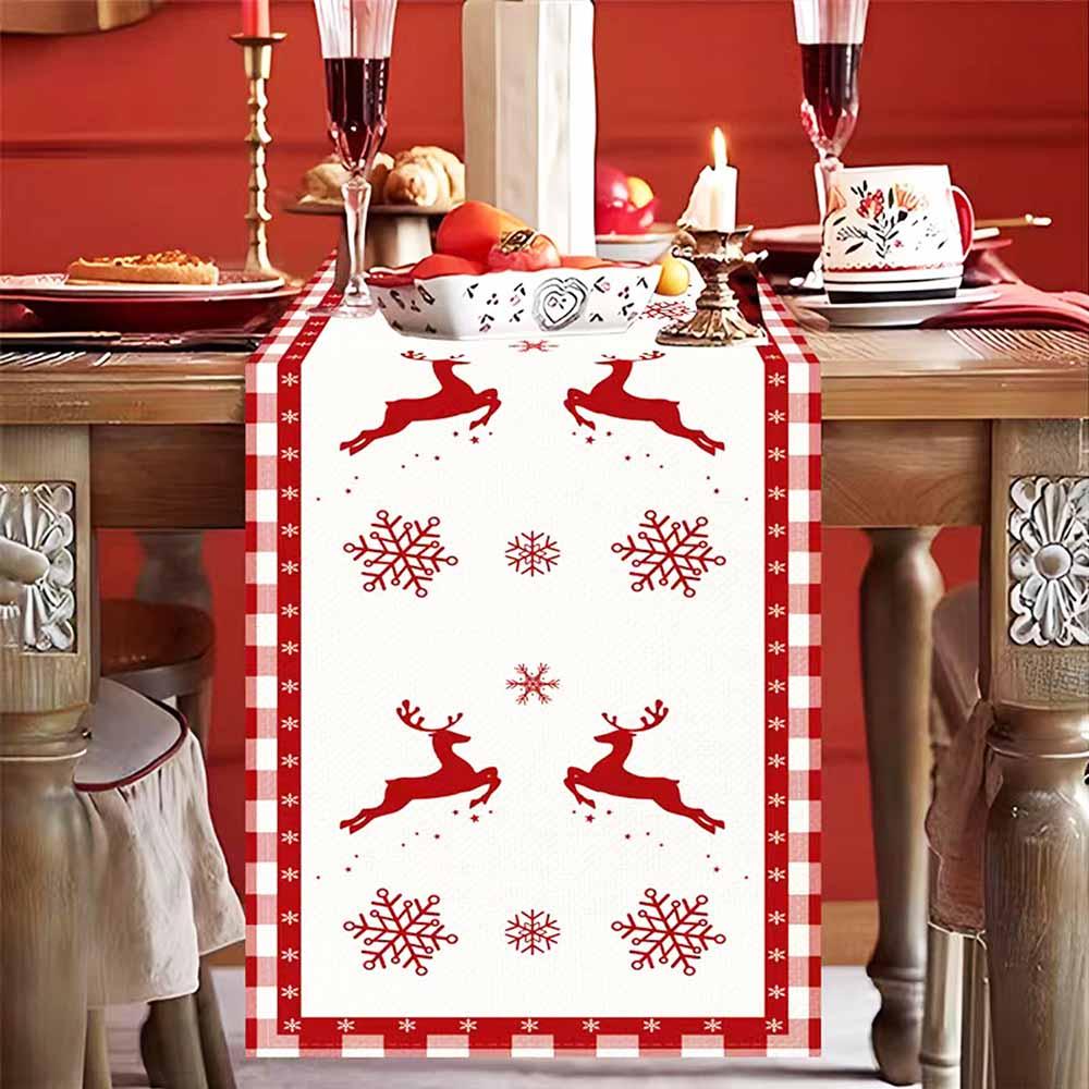 Highland - Merry Christmas Themed Table Runner - 33 x 178 cm