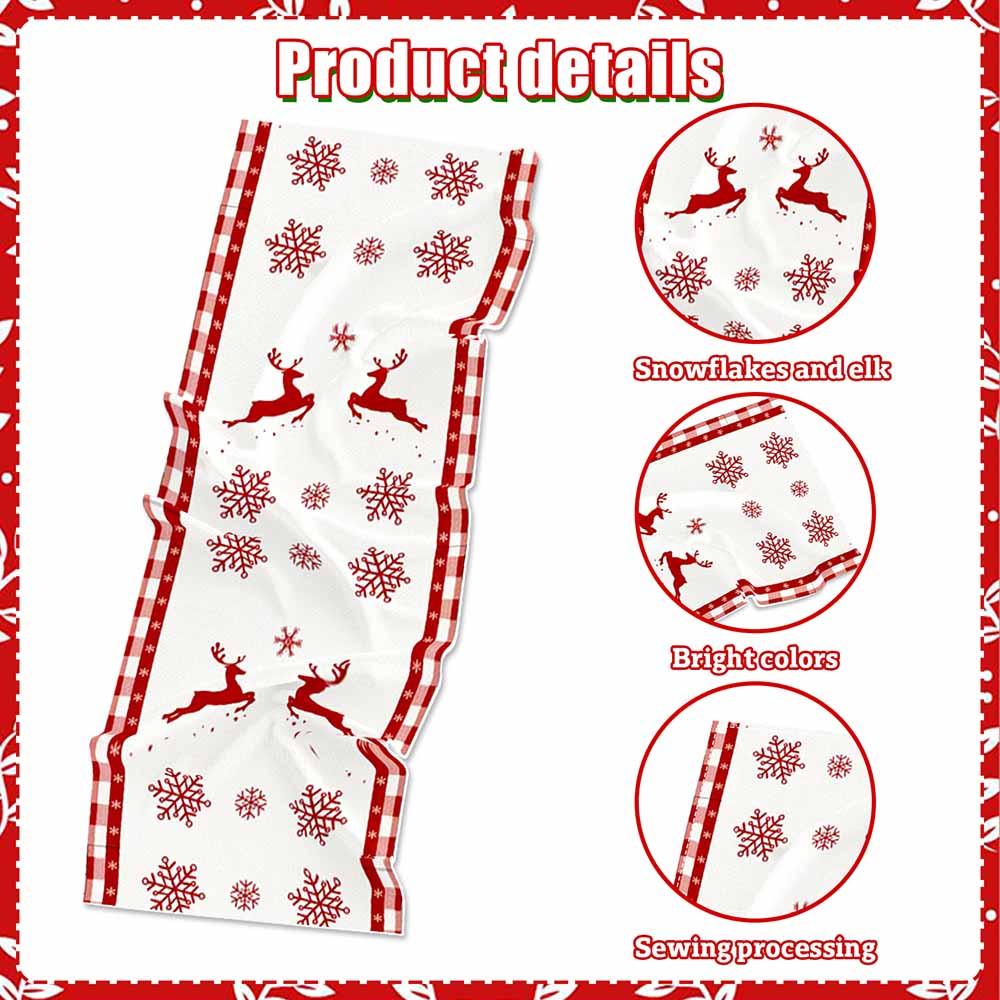 Highland - Merry Christmas Themed Table Runner - 33 x 178 cm