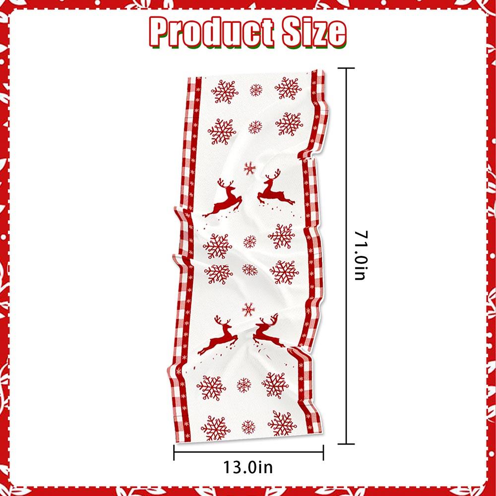 Highland - Merry Christmas Themed Table Runner - 33 x 178 cm