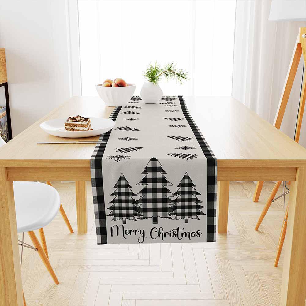 Highland - Merry Christmas Reusable Table Runner - 33 x 178 cm