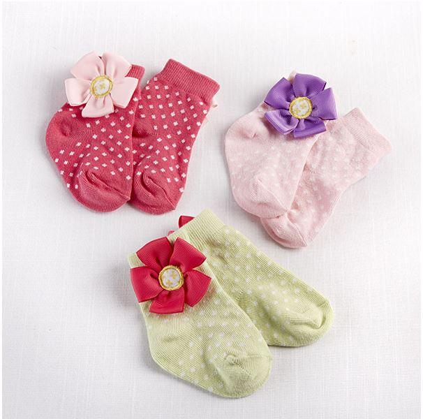 Baby Aspen “Baby in Bloom” 3 Pair of Socks Gift Set