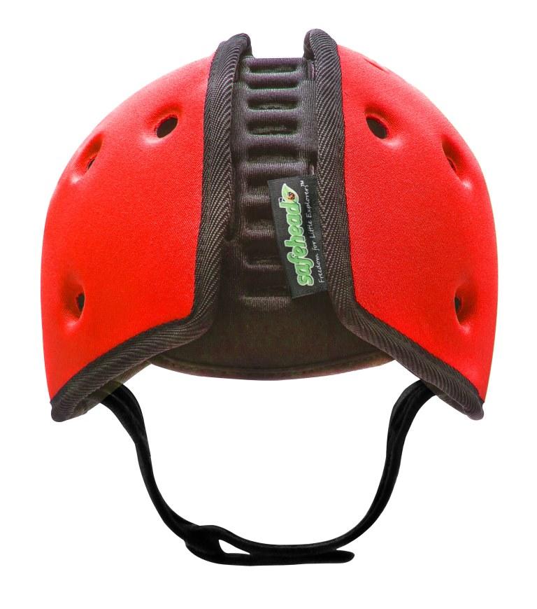 SafeheadBABY - Soft Protective Headgear - Ladybird Red