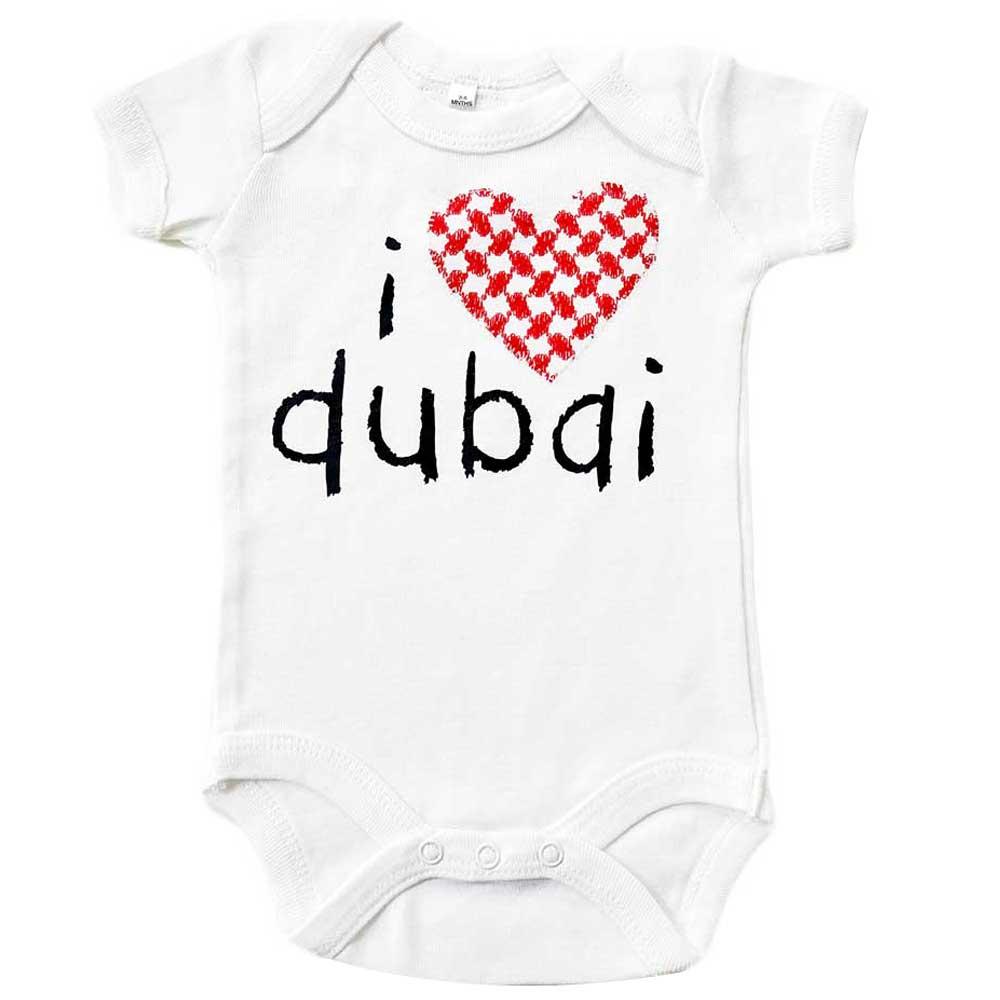 baa baa black SHEEP - I Love Dubai Baby Onesie - Red