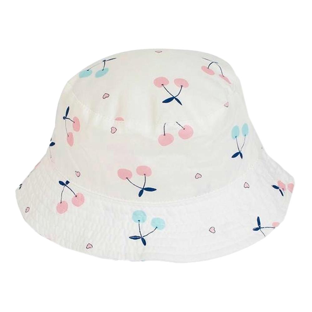 The Girl Cap - Kids Hat - White Cherries