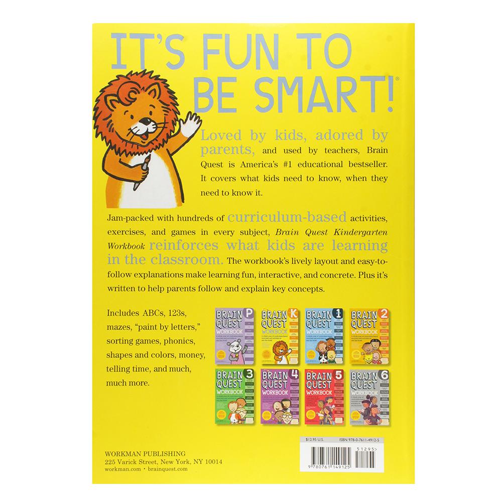 Brain Quest Kindergarten Workbook