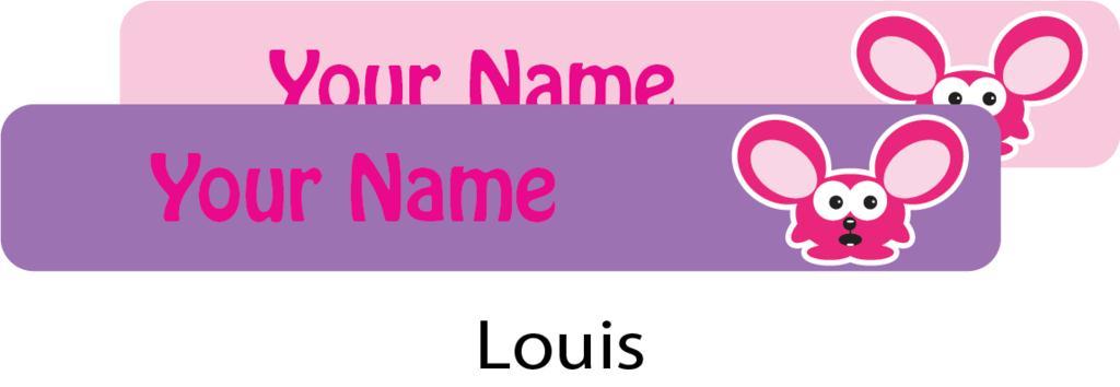 Ladybug - Louis Labels - Pack of 42