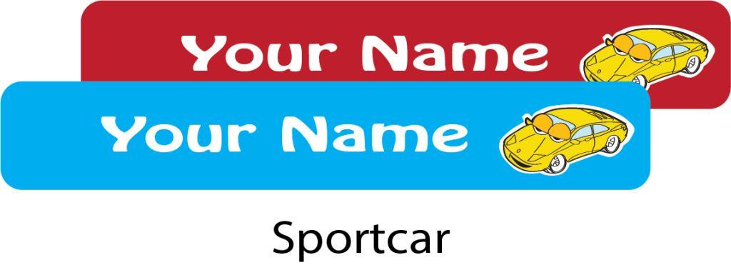 Ladybug - Sport Car Labels - Pack of 42