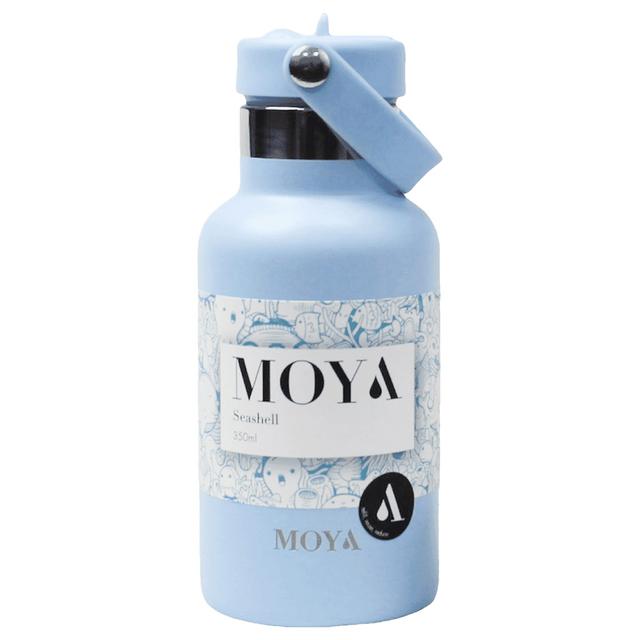 Moya - Seashell Insulated Sustainable Water Bottle - 350ml - Powder Blue