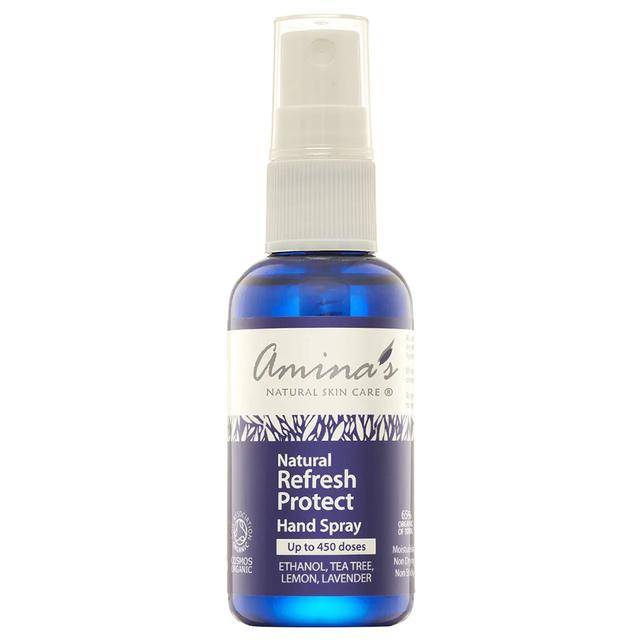 Amina's Natural Skin Care - Organic Refresh And Protect Hand Spray