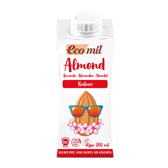 Ecomil Almond Milk Sugar Free Calcium Bio 200ml