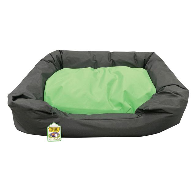 NutraPet - Medium Lounger Bed - Black & Green