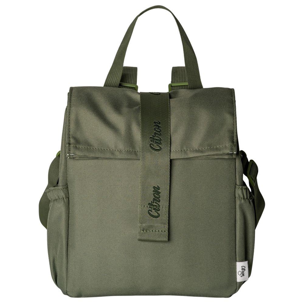 Citron - Insulated Rollup Lunch bag - Green