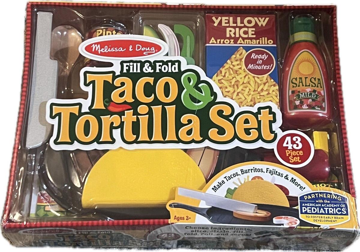 Melissa and Doug - Fill & Fold Taco & Tortilla Set