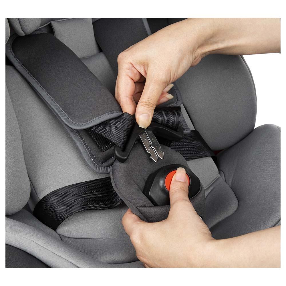 Jikel - Saturn Rotating IsoFix All-in-one Car Seat - Grey (Exclusive)