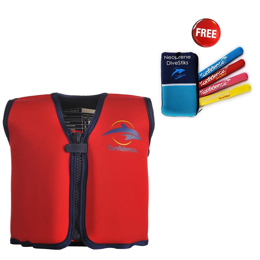 Konfidence - Children's Swim Jacket with Removeable Floats