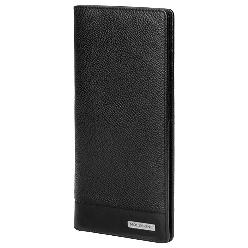 Moleskine - Classic Match Leather Slimfold Wallet - Black