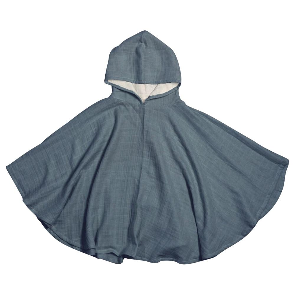 Fabelab - Organic Poncho Blue Spruce