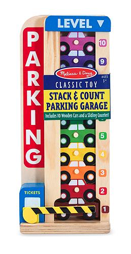 Melissa & Doug Stack & Count Parking Garage