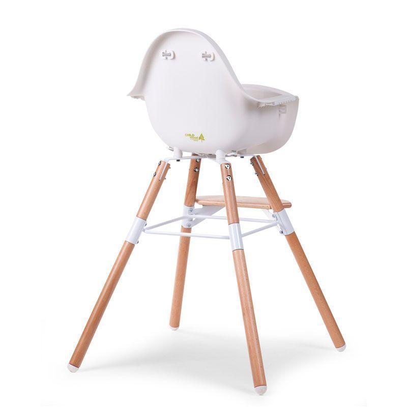 CHILDHOME Evolu 2 Chair with Bumper - Natural / White