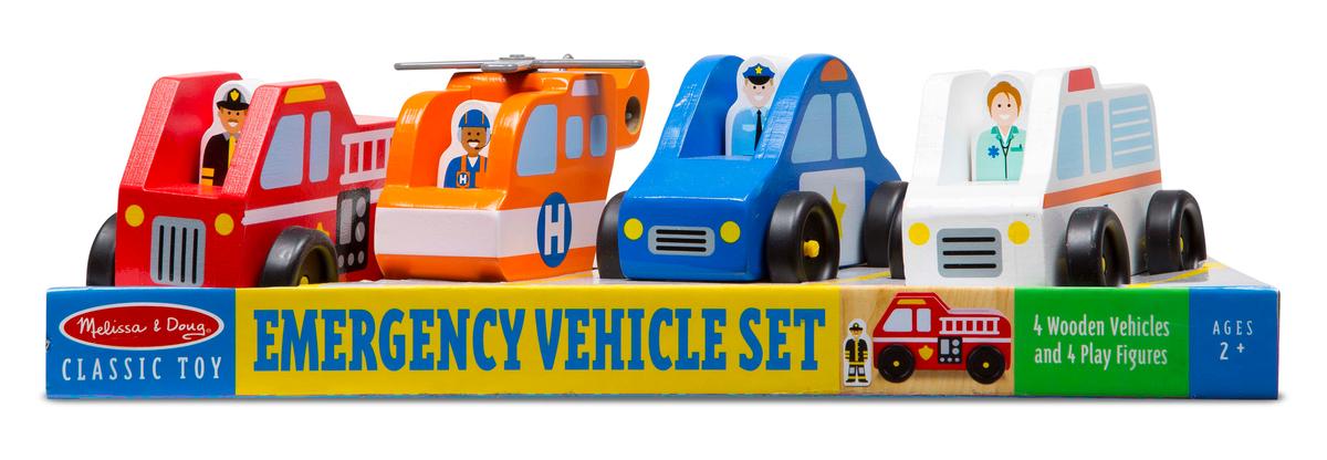 Melissa & Doug Emergency Vehicle Set