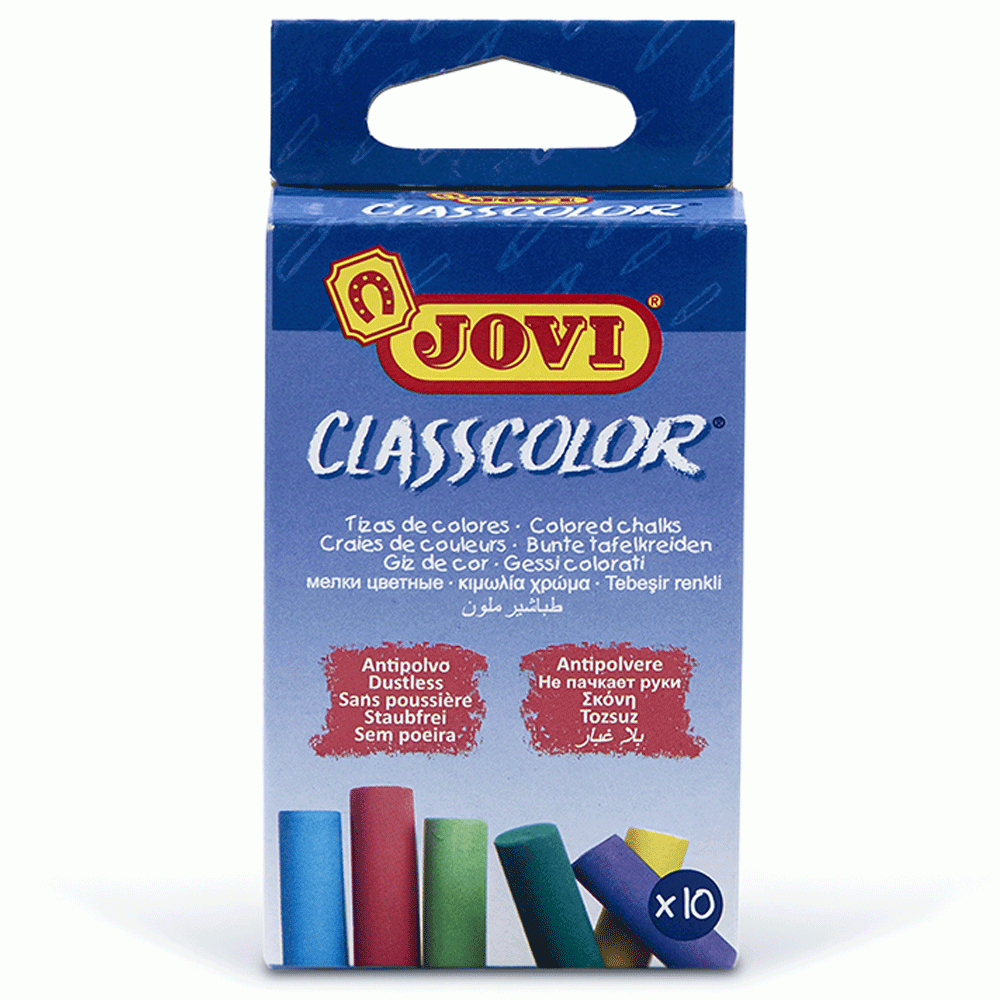 Jovi - Dustless Colored Chalks 10pcs