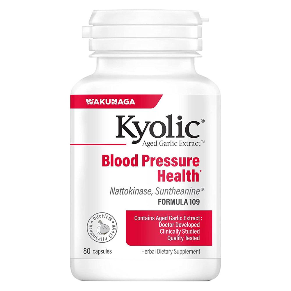 Kyolic Garlic Formula 109 Blood Pressure Health 80 Capsules