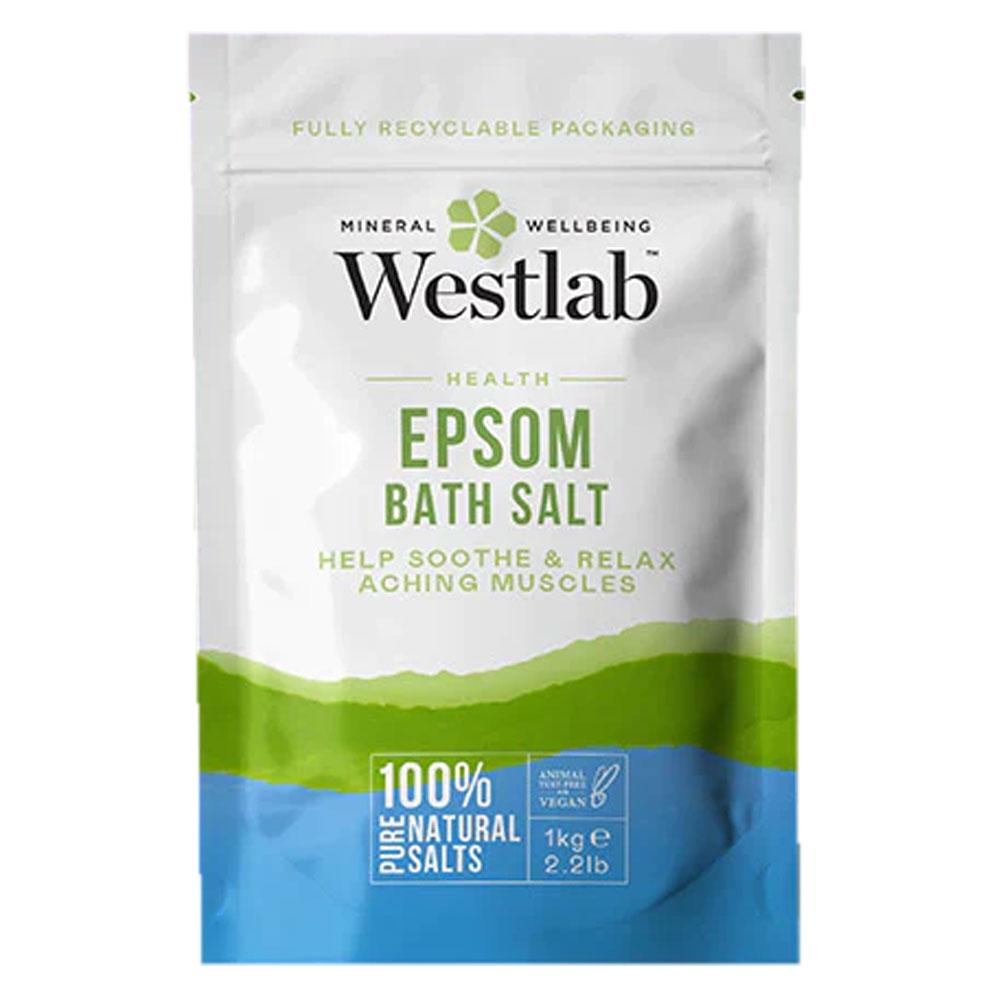 Westlab 100% Pure Reviving Epsom Salt 1kg