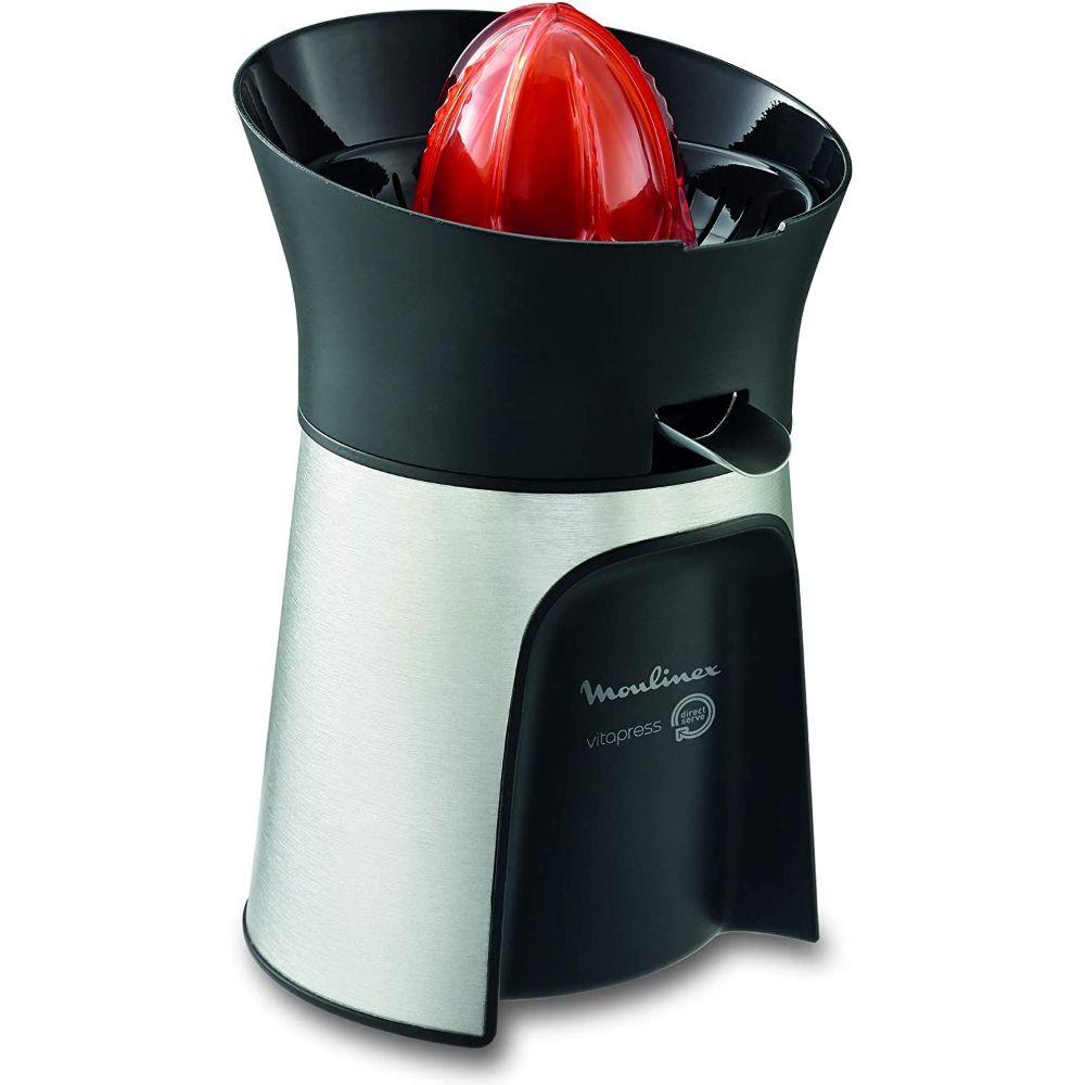 Moulinex - Citrus Press Direct Serve with 3 Cones - Silver