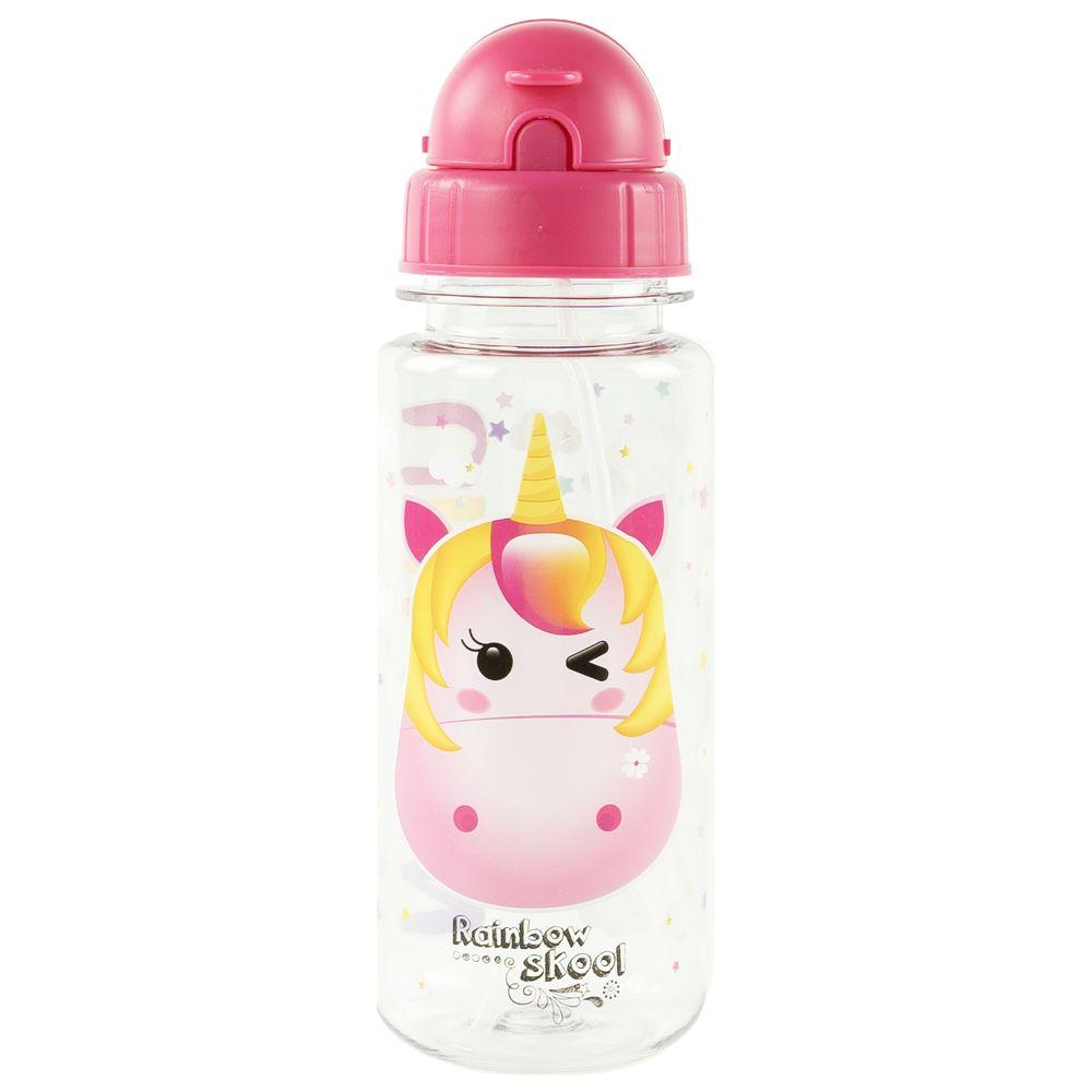 Rainbow Skool - Unicorn Set of 4 - Toddler - Backpack, Stationary Bag, Lunchbox & Tritan Water Bottle