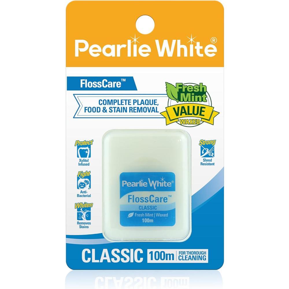 Pearlie White - Flosscare - Fresh Mint - 100M