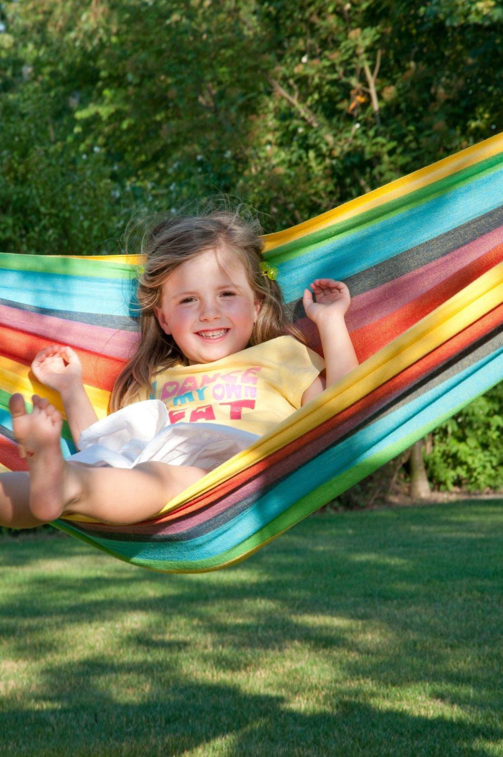 La Siesta Iri Hammock For Children-Rainbow