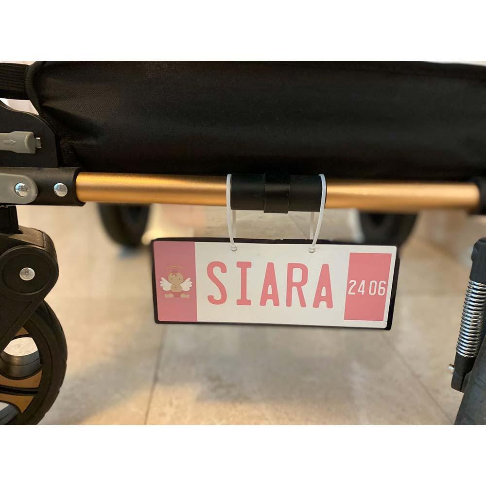 Pikkaboo - Personalized Stroller Plate