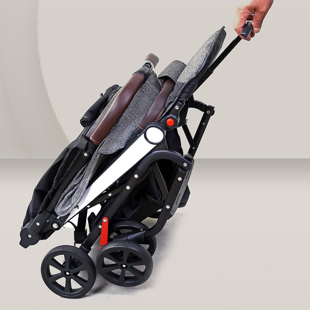 Uniqoo 3 - Modern Stroller - Grey